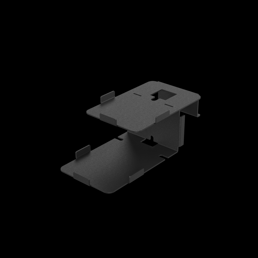 16-324-1 Shelf for 2x Yealink VCM36-W and 2x WPP30