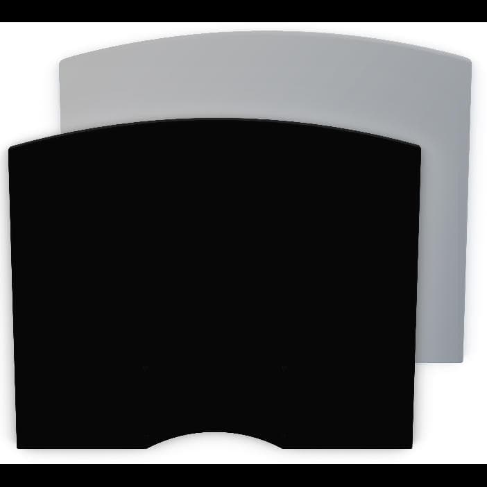 SMS Flat shelf H Black Silver